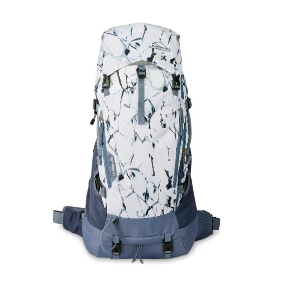 High Sierra Pathway 2.0 Women's 60L Backpack hiking Cracked Ice/Grey Blue NEW - Picture 8 of 14
